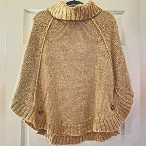 Michael Kors, Cowl Neck Poncho, Beige - *BRAND NEW*